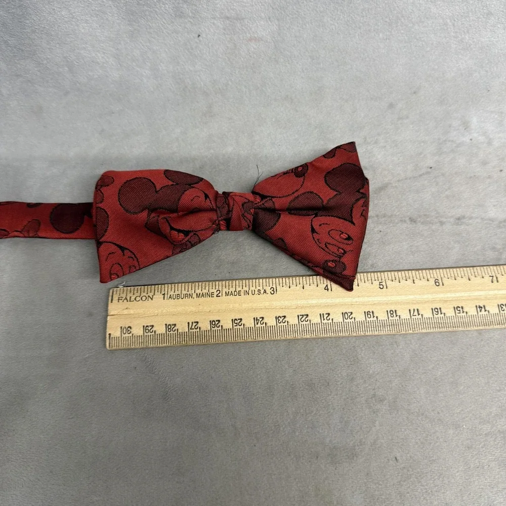 Balancine Accessory Set Mens One Size Red Mickey Mouse Cummerbund‎ Bow Tie USA